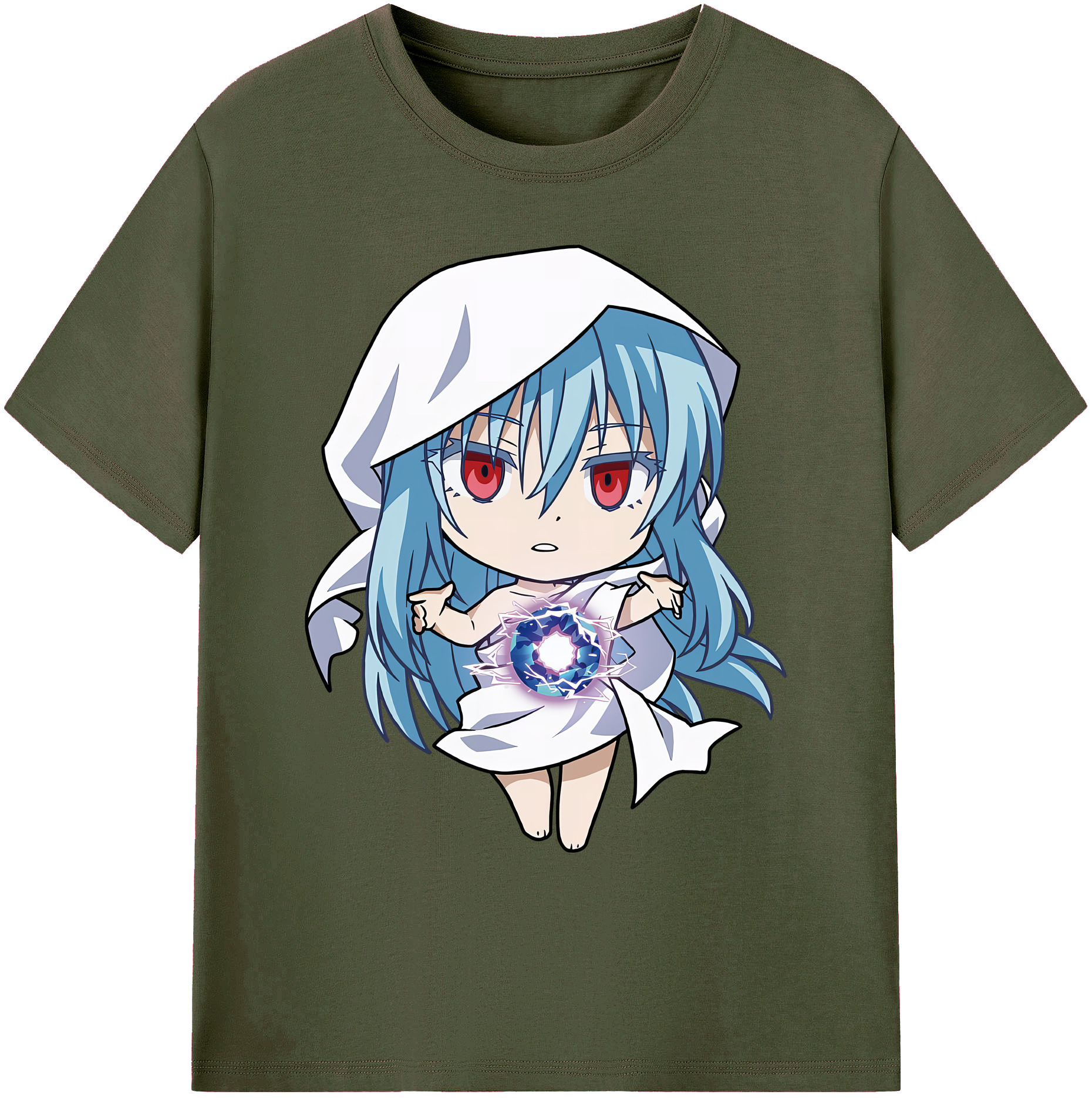 （画像用） 転スラ Regarding Reincarnated to Slime 綿100％ メンズ半袖Tシャツ｜肌触りやわらか＆通気性